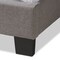 Baxton Studio Odette Modern Light Grey Upholstered Full Size Bed 146-8248 - alternate 6